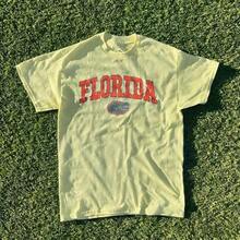 2025 Summer New Short Sleeve Pattern Top ,Vintage Florida State Gators Shirt White New White All Sizes, Shirt Hot   2025New Comfortable Retro Cotton T-Shirt-L91 - 黃色 - 查看 8