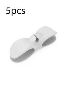 Bộ kẹp cáp dính nhiều ngăn, màu trắng và đen, kẹp giữ dây cáp bằng silicon, không cần khoan, thích hợp cho thiết bị nhà bếp, thiết bị điện tử và thiết bị gia dụng nhỏ, sử dụng được trong nhà bếp, văn phòng và phòng tắm. - trắng - Xem 12