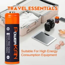 POWERKAN Rechargeable AA Battery Set (4/8pcs): 2100mAh 1.2V Ni-MH Batteries, Pre-Charged And Ready To Use, Stable And Long-Lasting Output - Ideal For Remote Controls, Clocks, Game Controllers, Microphones And Other Smart Devices - View 7
