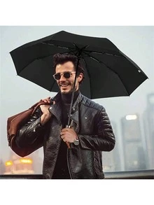 This Creative Skull-Handled Umbrella Is Perfect For Halloween. It's Windproof, Rainproof, Thickened, And Reinforced – An Essential Item And A Great Gift. Multiple Canopy Colors Are Available. Suitable For Both Men And Women, And Ideal For Daily Work And Back-To-School Use.,Umbrella - Skull Series - View 5