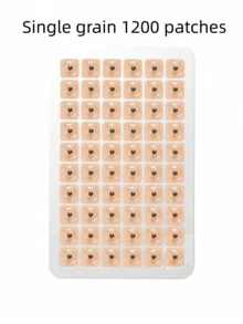 600pcs Magnetic Ear Acupressure Beads, Portable One-Time-Use Ear Massage Stickers - Multicolor - View 17