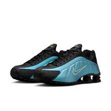 Nike Shox R4 Sapphire Light Liquid Lime IF4849-500 Men's Fashion Sneaker New - Blue and Black - View 3