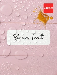 1/60/120/240/360 Pcs Customized Name Labels And Personalized Text Stickers, Transparent Waterproof Vinyl Material, Perfect For Labeling Toiletries And Storage Boxes, Convenient For Personal Item Identification, Suitable For Distinguishing Pencils, Notebooks, Backpacks, Lunch Boxes, Water Bottles, Desk Storage, School Supplies, Ideal For Teenagers, High School Students, College Freshmen, College Graduates, Teachers, Professors, Parents - Multicolor - View 28