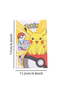 pokemon Högkvalitativ studentplaneringsanteckningsbok med magnetlås, söta mönstrade sidor, lämplig för anteckningar och dagbok (slumpmässig leverans) - Multifärgad - Visa 4