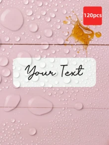 1/60/120/240/360 Pcs Customized Name Labels And Personalized Text Stickers, Transparent Waterproof Vinyl Material, Perfect For Labeling Toiletries And Storage Boxes, Convenient For Personal Item Identification, Suitable For Distinguishing Pencils, Notebooks, Backpacks, Lunch Boxes, Water Bottles, Desk Storage, School Supplies, Ideal For Teenagers, High School Students, College Freshmen, College Graduates, Teachers, Professors, Parents - Multicolor - View 23