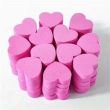 5/20pcs/Lot Mini Nail File Pink Love Design Sponge Polishing Nail File Buffing Sanding Block Manicure Pedicure Tools - Pink Heart - View 6