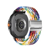 Stretchy Braided Bands Compatible With Samsung Galaxy Watch 8 Band 40mm 44mm/Galaxy Watch 8 Classic 46mm, Elastic Nylon Wristband Sport Strap For Galaxy Watch Ultra 2025 47mm Women Men - Galaxy Watch Ultra - View 11