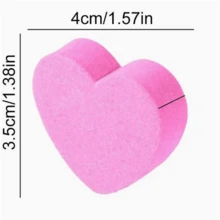 5/20pcs/Lot Mini Nail File Pink Love Design Sponge Polishing Nail File Buffing Sanding Block Manicure Pedicure Tools - Pink Heart - View 5