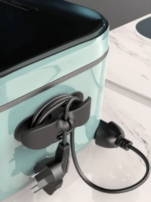 Bộ kẹp cáp dính nhiều ngăn, màu trắng và đen, kẹp giữ dây cáp bằng silicon, không cần khoan, thích hợp cho thiết bị nhà bếp, thiết bị điện tử và thiết bị gia dụng nhỏ, sử dụng được trong nhà bếp, văn phòng và phòng tắm. - trắng - Xem 3