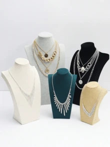 1 Giá đỡ trưng bày dây chuyền, giá đựng trang sức hình chữ H dùng cho mặt dây chuyền. - Nhiều màu - Xem 2