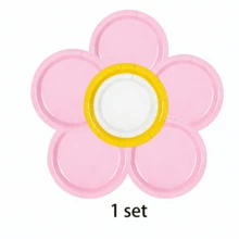 Bộ 6/7 đĩa giấy trang trí hoa cúc DIY - 6/7 đĩa dùng một lần nhiều màu sắc 7/9 inch, màu hồng/xanh dương/trắng/vàng, đồ dùng trang trí tiệc hoa cho sinh nhật, đám cưới, tân gia, đồ thủ công tự làm và trang trí bàn ăn, dùng được cho cả nam và nữ. - Nhiều màu - Xem 8