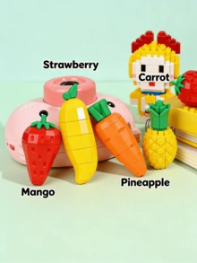 ¡talla grande vendido, ¡una compra obligada! Borrador de estudiante sin marcas y sin migas, artículos de papelería creativos. Con aroma a fruta. No comer. - Multicolor - Ver 2