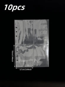 A5尺寸卡通兔子毛绒活页夹封面，可爱毛绒动物照片卡片收纳册，活页照片集 - 多色 - 查看 9