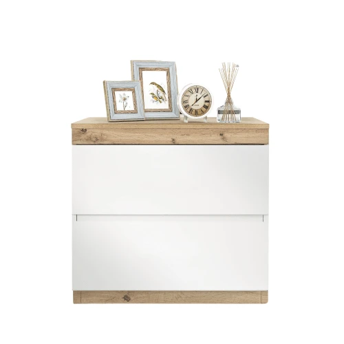 Nightstands - White+Oak - View 1