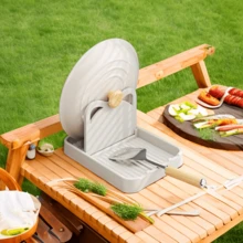 1 cái Giá đỡ nắp nồi đa năng/Giá để nắp nồi/Giá để muỗng/Giá đựng nắp nồi và dụng cụ nhà bếp/Dụng cụ nhà bếp - Nhiều màu - Xem 6