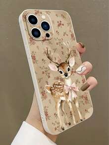 极简手绘线条艺术心形花束手机壳，哑光软壳保护套，兼容 16E/15Pro/14ProMax、Galaxy S22/S23/S24/S25 Ultra、A13/A14/A15/A16/A53/A54/A55 - 白色 - 查看 4