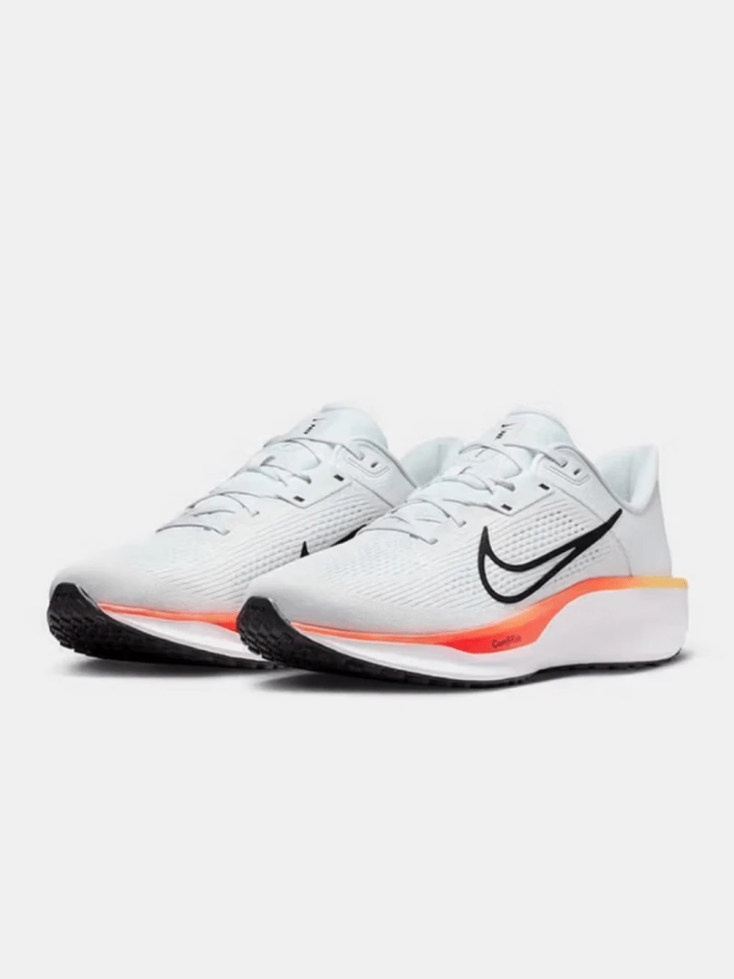 Zapatillas de running de bajo perfil ligeras y con agarre estable de la serie Nike Quest 6 FD6033-110 - Blanco Naranja - Ver 1
