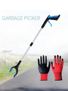 Long Handle 360 Rotatable Litter Picker With Magnetic Tip, No Bend Reacher Grabber For Garden Household Cleaning - Trash Clip - View 13