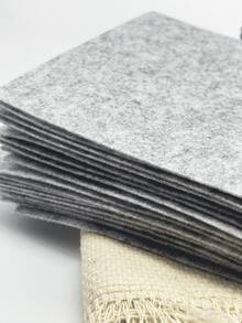 20pcs Gray Pre-Cut Felt Fabric, 13*13cm, For DIY Crafts, Model Making - Felt Cloth - View 5