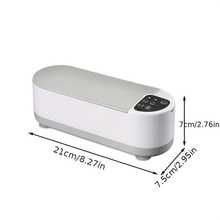 Wireless Vibration Cleaning Machine, Eyeglasses Cleaning Machine Multi-Functional Cleaner. Suitable For Jewelry, Braces, Toothbrush, Watch, Glasses Cleaning Equipment, Vibration Cleaning Device, USB Rechargeable, 360° Vibration Technology Cleaning, Home & Office Use - White - View 14
