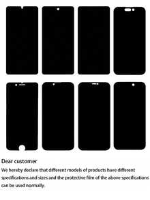 2片装防窥钢化玻璃屏幕保护膜，兼容摩托罗拉手机：Moto E20、G Pure、Edge 50 NEO、One Fusion+、Moto G40 Fusion、Moto G Play (2025)、Moto G73、9、9A、9Pro、9Pro XL - 黑色 - 查看 12