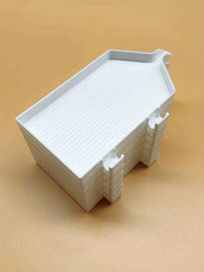 【6件套】尖口钻石画托盘，4种尺寸可选，操作简便，方便将多余的钻石倒回瓶中，钻石画DIY手工工具两用托盘