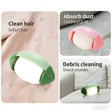Con lăn hút bụi có thể giặt, dụng cụ loại bỏ bụi bẩn dính tái sử dụng tại nhà, dụng cụ làm sạch bụi tóc và quần áo cầm tay. - nhiều màu - Xem 6