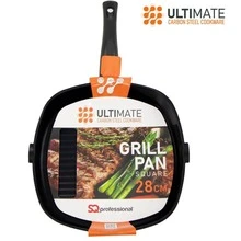 OneBag Non Stick Cast Iron Griddle Frying Pan Grill Non-Stick Skillet Cooking Fry Square Steak - View 5