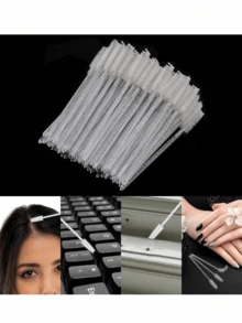 500/200/100/50 chiếc Cọ chuốt mascara dùng một lần, Cọ xoắn pha lê, Dùng cho nối mi, Cọ chải mi và lông mày xoắn ốc, Bộ cọ trang điểm mascara (Trắng), Cọ lông mày, Cọ tán phấn mắt, Cọ xoắn ốc - Nhiều màu - Xem 8