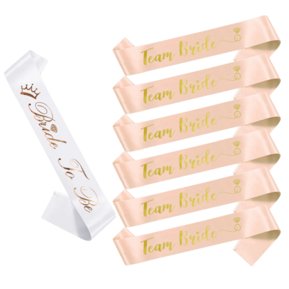 Shining She Hen Party Accessories Bride To Be Sash, For Hen Party Wedding Bridal Shower Party Decorations,Summer,Beach