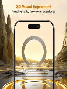 CASECOPS 2pcs Tempered Glass Screen Protector Set, Compatible With IPhone 17 Pro Max/17 Air/16 Pro Max/16 Pro/16 Plus/16E/16/15 Pro Max/15 Pro/14 Pro/13, Fully Protect The Screen. Provide Anti-Fingerprint, Durable & Stylish, Anti-Drop, Anti-Scratch Functions, One-Key Dust-Free Installation, Essential Daily Office Phone Screen Protector - 2pcs - View 6
