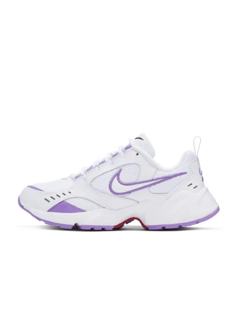 Nike Air Heights 低帮轻便缓震耐穿运动鞋，适合日常休闲穿着和运动，CI0603-100 - 白紫色 - 查看 1