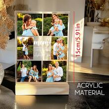 Custom Photo Gifts For Mother's Day, Customized Mom Name & Photo Transparent Plaque, Personalized Photo Frame, Personalised Mum Or Mom Photo Print - F-mother's Day Photo Frame - View 9