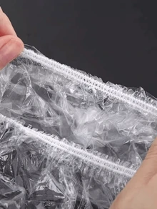 100个/50个一次性帽子，厨师帽，防尘帽，食品发网，无纺布卫生帽，厨房防油食品帽，浴帽，透气美发帽，工作帽，适用于电子行业、清洁工作、工业操作、美甲沙龙、洁净室、实验室、美发沙龙、食品加工等场合。 - 彩色 - 查看 5