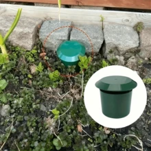 Bộ 5 bẫy ốc sên và sên trần - Lồng nhựa dùng cho rau và hoa, mái hiên sân thượng, trang trí sân vườn, diệt trừ sâu bệnh, kích thước 10x11cm, luống trồng cây trên cao. - Nhiều màu - Xem 9