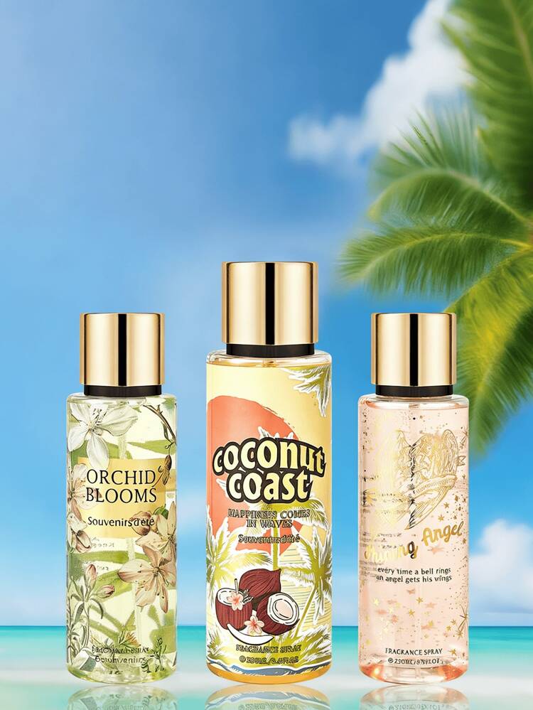 1 Frasco de Spray Aromatizador de Ambiente com Aroma de Coco, Múltiplas Fragrâncias, Aroma Duradouro, Derivado de Plantas, Fórmula Suave, Design Mini Portátil, Ideal para Férias na Praia, Viagens, Deslocamento Diário, Encontros, Cuidados com a Casa, Hotel, Escritório, Todas as Ocasiões, Fragrância com Ótimo Custo-Benefício - A - Ver 2