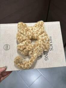 1 chiếc dây buộc tóc tai mèo nhung mềm mại mới, dây buộc tóc dễ thương cho phụ nữ có tóc dày, phụ kiện du lịch, kẹp tóc đuôi ngựa, dây chun buộc tóc, dây buộc tóc co giãn, thích hợp cho lễ hội, tiệc tùng. - Nhiều màu - Xem 4