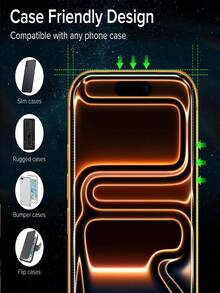 2pcs HD Tempered Screen Protector,Scratch-Resistant, Shatterproof, Durable, Compatible With Iphone X/XR/11/12/13/14/15/16/16 Plus/16 Pro/16 Pro Max/16e/17/17 Air/17 Pro/17 Pro Max/17e Full Series - Clear - View 3