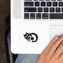Dark Style CAT Skull Black Cat Sticker, Personalized Gothic Skateboard Decor Sticker, Waterproof Vinyl Sticker - Durable Matte Surface, Self-Adhesive Bumper Sticker, Suitable For Cars, Windows, Laptops, Trucks, Water Bottles - Multi-Functional Durable Design, Car Sticker - Vinyl - View 4
