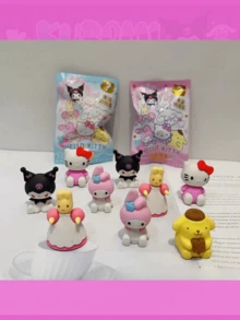 SANRIO Túi tẩy hoạt hình ngẫu nhiên nổi tiếng, Tẩy 3D dễ thương có thể tháo rời, Tẩy túi ngẫu nhiên bất ngờ, Hình dạng 3D đáng yêu, Quà tặng bất ngờ, Quà tặng tiệc tùng, Đồ dùng thiết yếu cho học sinh, Quà sinh nhật, Hộp/Túi đồ chơi ngẫu nhiên cho bé gái, Trưng bày bộ sưu tập, Quà tặng trường học, Quà tặng tiệc tùng, Quà tặng hoàn hảo, Quà tặng Halloween, Quà tặng Giáng sinh, Quà tặng cho bé gái, Quà tặng cho phụ nữ, Tẩy cho bé gái và bé trai - Nhiều màu - Xem 3