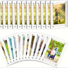 5/1pc Reusable Acrylic Magnetic Photo Frame, Personalized DIY For Family, Pets, Wedding Photos, Size 2.36 X 3.54 Inches, Double-Sided Magnetic Frame, Photo Clip, Desktop Stand, Suitable For Mother's Day Gift, High-Definition Transparent Mini Photo Holder - Rectangle - View 7