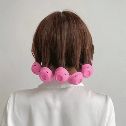 20pcs No Heat Curlers, Soft Silicone Curlers, Sleep-Friendly Volumizing Curlers, Wave Styling Tools, Curling Tools, Curlers, No Heat Curlers, Curlers, Hair Styling Products & Accessories, Hair Salon, Beauty & Travel Essentials Hair Styling Products & Accessories. Curlers