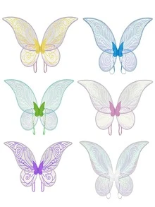 Alas de ángel soñadoras para fiestas, eventos y actuaciones - Rosa - Ver 3