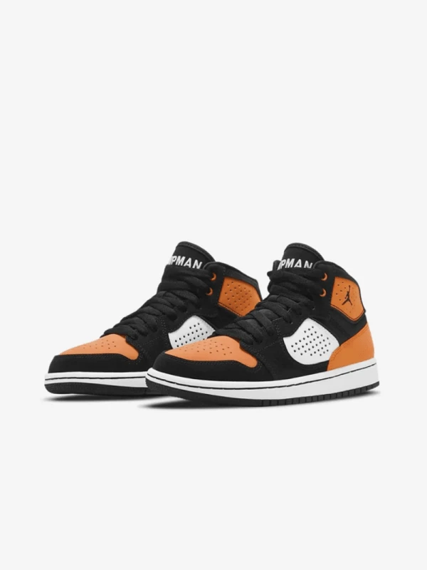 Nike /Jordan Girls JORDAN ACCESS GS Sport Retro Casual Sneakers AV7941-008 - 黑橙色 - 查看 1
