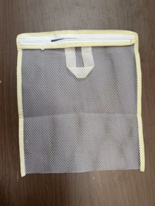 1/2/3/4pcs White Laundry Mesh Bags With Handles - Fine Mesh Garment Protection Bags For Bras/Sweaters/Socks, Tangle-Free Thick Mesh Washing Machine Bags For Lingerie And Clothes | Essential Christmas Holiday Gift (For Home And Travel Use) - Multicolor - View 8