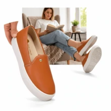 Women Casual Shoes - Camel - View 4