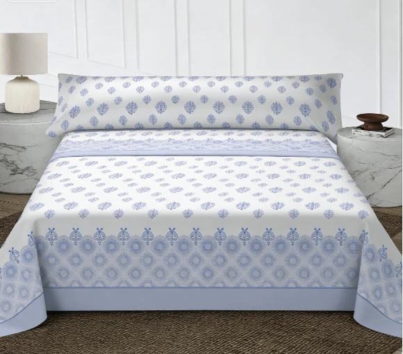 Sheet Sets With Pillowcases - 藍色 - 查看 1