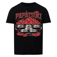 Unisex Pure Cotton T-Shirt, Naruto Akatsuki Papatsuki Luca Print Oversized T-Shirt, Men's Anime Streetwear Casual Short Sleeve Tee,Mens Tshirts,Men Clothes,Mens Clothing,Tops,Summer,T Shirt,Streetwear,Resident Evil,Disney,F1,White T Shirt,Graphic T Shirt,Romwe,Y2k,Goth,Toy Story,Pokemon,Summer Tops,St Patricks Day Tops,Men's Holiday Clothes,Football Jersey,Lightening Mcqueen,Heated Rivalry,Kpopdemonhunters,Band T Shirts,Ghostface,Twilight,Y2k Tops,Christian Clothing,Goth Clothing,Leavers Shirt 2026,Pink,Dinosaur,Arsenal,Cars,Scream,Cotton T Shirt Men ZVDH - Black - View 8