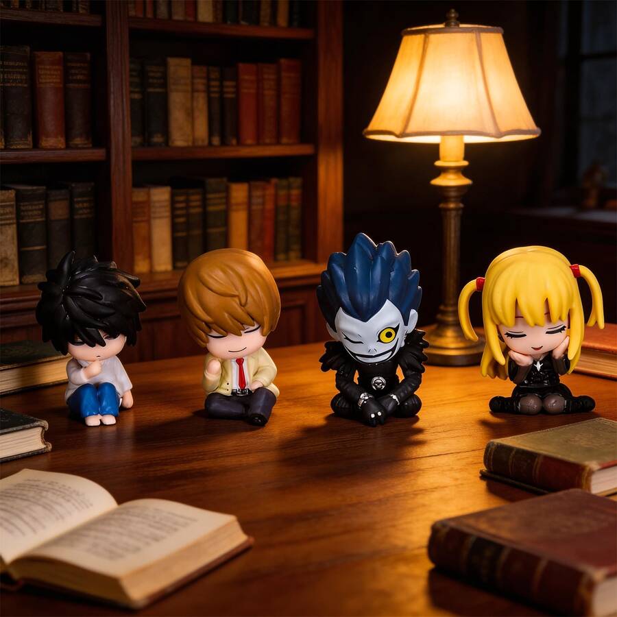 Mô hình DN, Yagami Light, L Lawliet, Ryuk, Near, Mello, Mô hình Anime, Sản phẩm Anime, Quà tặng Anime cho bạn bè sinh nhật, Tượng nhân vật Anime, Trang trí bàn làm việc, Trang trí PC, Tượng sưu tập, Quà tặng lễ hội, Quà tặng nhỏ tinh tế, Sưu tập - Nhiều màu - Xem 1