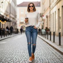 Women Casual Shoes - Camel - View 2